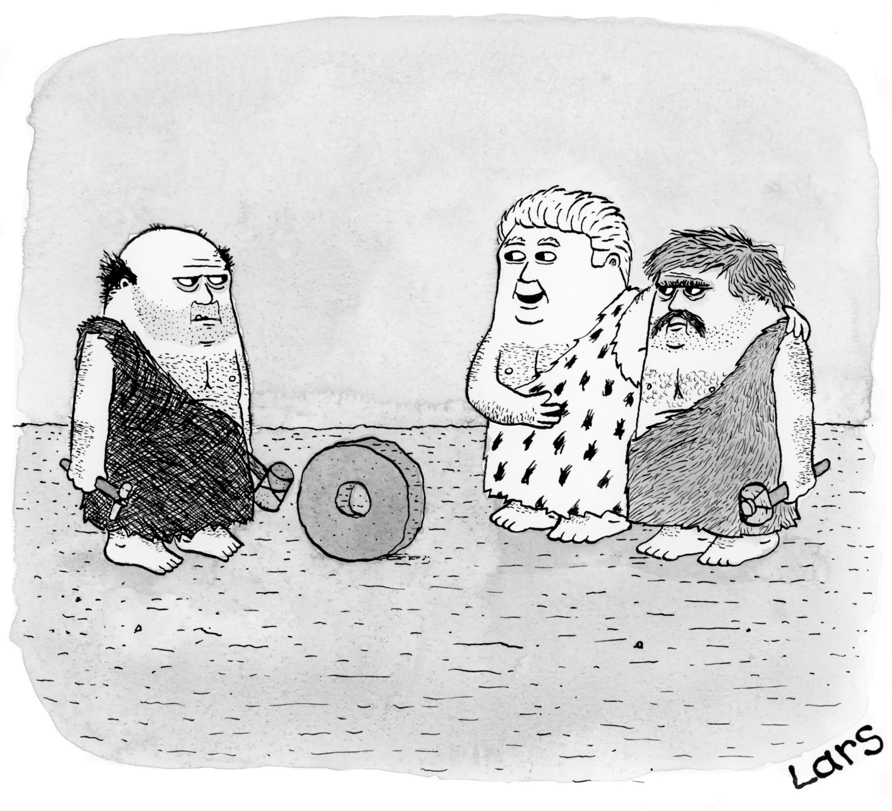 Cartoon by Lars Kenseth: No, no, Grok, we love your creative voice! Ort is just here to do a little punch-up.